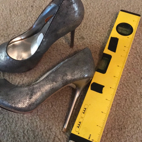 Silver Spiked Heels - Picture 3 of 4